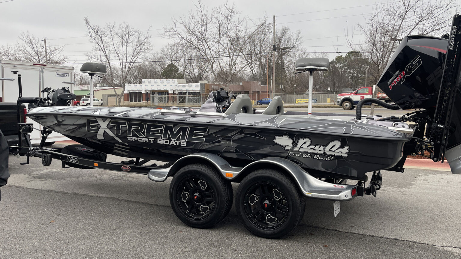 2022 Bass Cat Boat Wrap Raptor Wrap & Sign