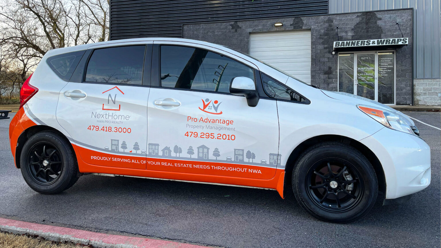 Next Home Pro Realty Raptor Wrap & Sign
