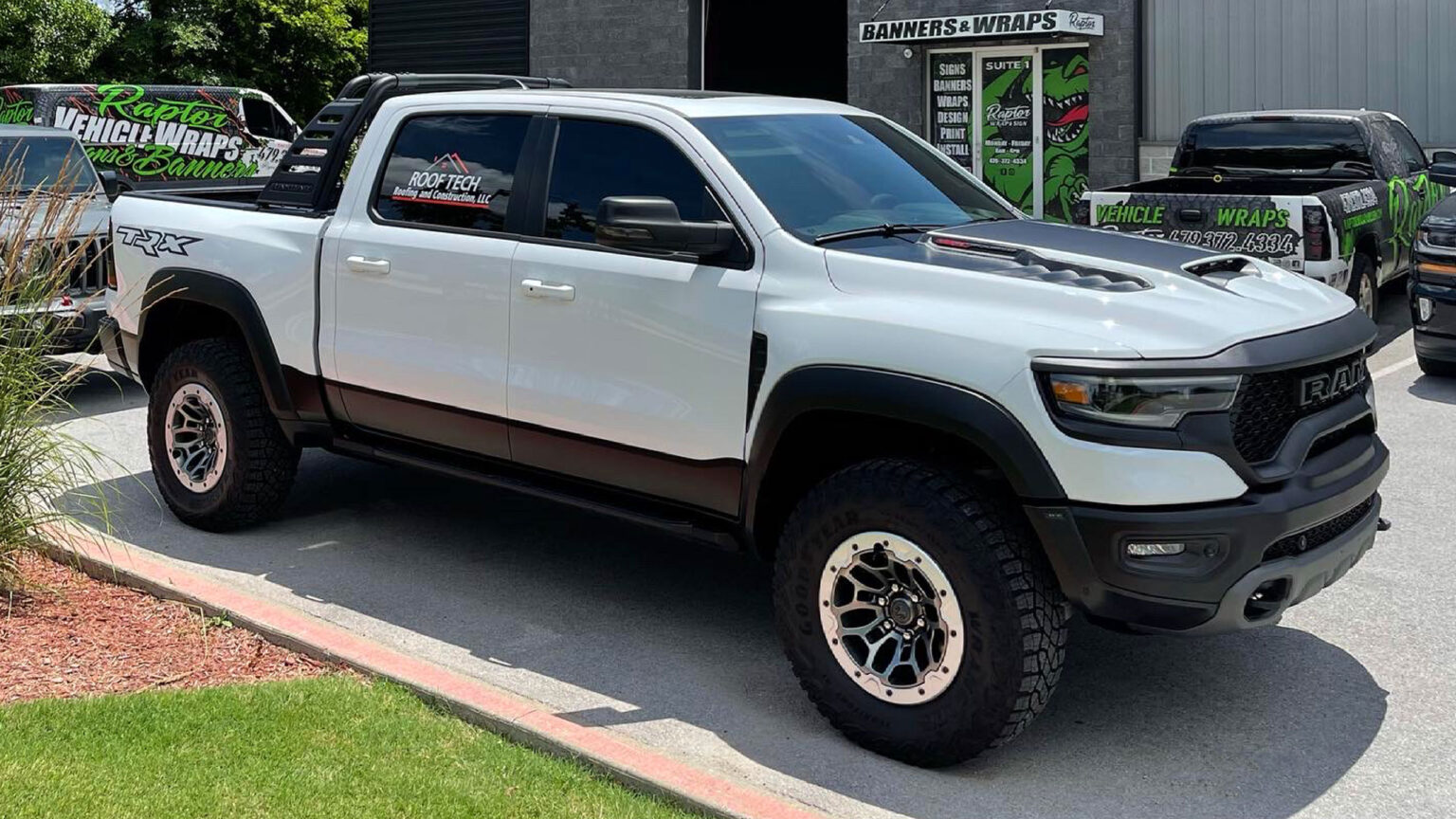 Ram TRX Factory Decal Install Raptor Wrap & Sign