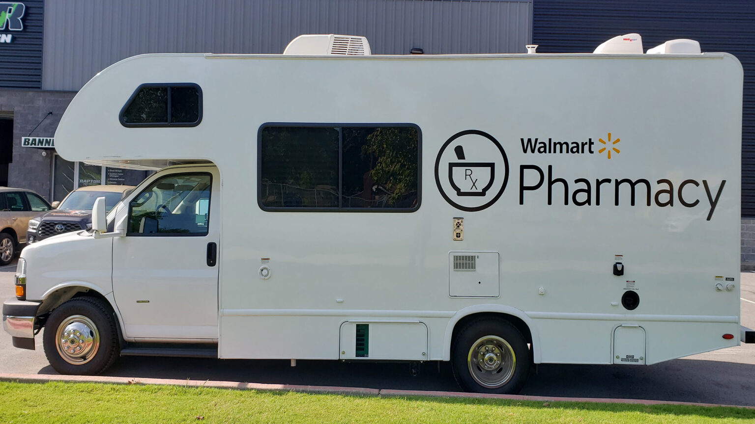 Walmart Pharmacy Mobile Van Raptor Wrap & Sign